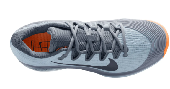 Nike Vapor 12 Clay Court Tennis Shoe 'Ashen Slate / Obsidian' (Men's) (HQ6026-400)