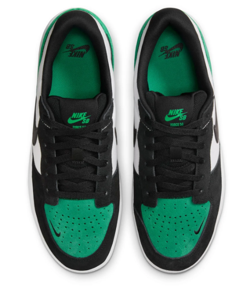 Nike SB Force 58 Premium 'White / Black / Stadium Green' Skate Shoe