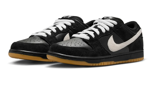 Nike SB Dunk Low Pro 'Black / White / Gum' Skate Shoe