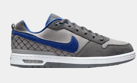 Nike SB Paul Rodriguez P-Rod 1 Zoom Air Low 'Flint Grey / Deep Royal Blue' Skate Shoe