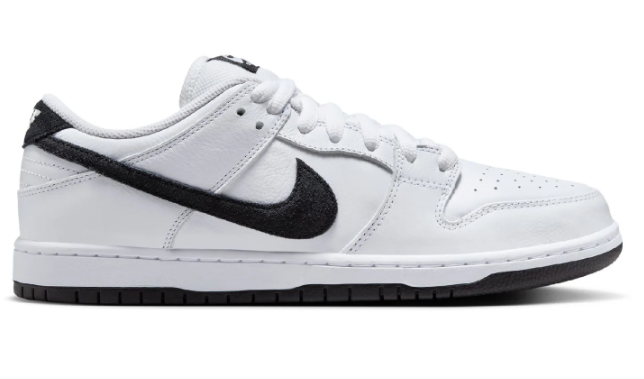 Nike SB Dunk Low Pro 'White / Black / White' Skate Shoe