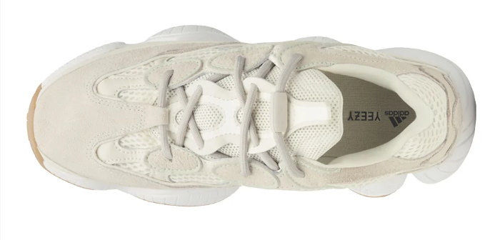 adidas Yeezy 500 Bone White Sneakers