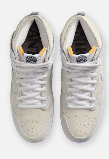 Nike SB x Anti-Hero Dunk High 'White / Black' Skate Shoe