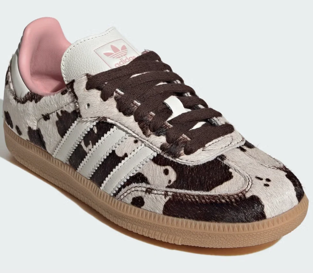 adidas Women’s Samba OG Cow Print Sneakers