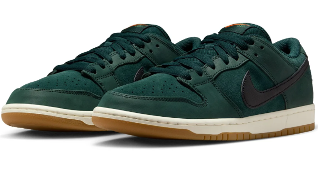 Nike SB Dunk Low Orange Label 'Deep Fir' Skate Shoe (FJ1674-300)