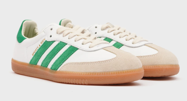 Sporty & Rich x adidas Samba OG 'White / Jolly Green'