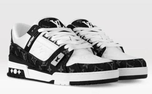 Louis Vuitton LV Trainer Sneaker 'Monogram Denim' – Black (1A9JGF)