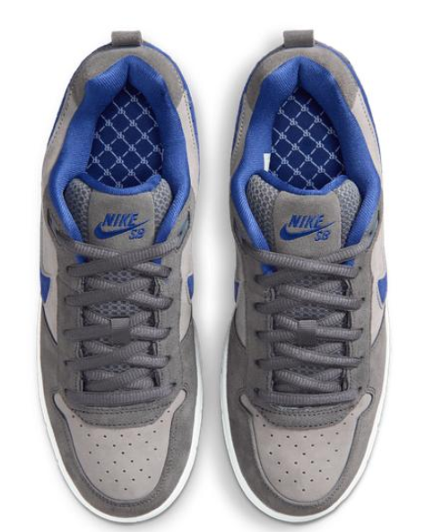 Nike SB Paul Rodriguez P-Rod 1 Zoom Air Low 'Flint Grey / Deep Royal Blue' Skate Shoe