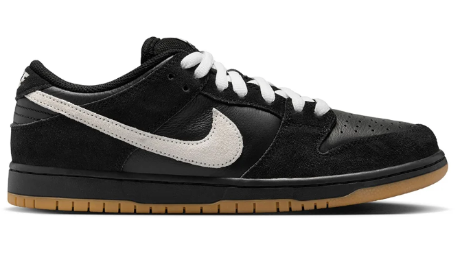 Nike SB Dunk Low Pro 'Black / White / Gum' Skate Shoe