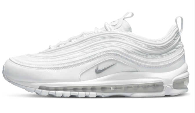 Nike Air Max 97 'Triple White' Sneaker (921826-101)
