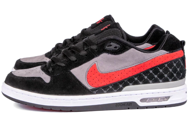 Nike SB P-Rod Zoom Air Low 'Black / Varsity Red / Flint Grey' (IU7835-001)