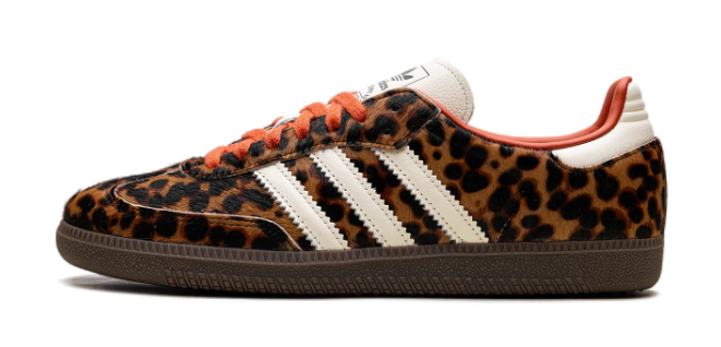 adidas Samba OG WMNS 'Leopard / Cream / Orange' (JI2734)