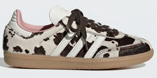 adidas Women’s Samba OG Cow Print Sneakers