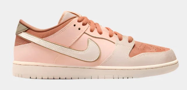 Nike SB Dunk Low Pro PRM 'Trocadero Gardens' Skate Shoe (Amber Brown / Guava Ice / Crimson Tint / Hemp)