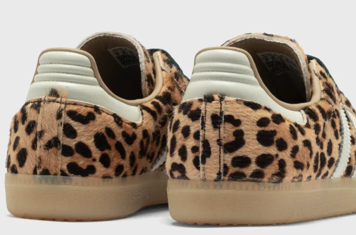 adidas Women’s Samba OG Leopard Sneakers - Magic Beige