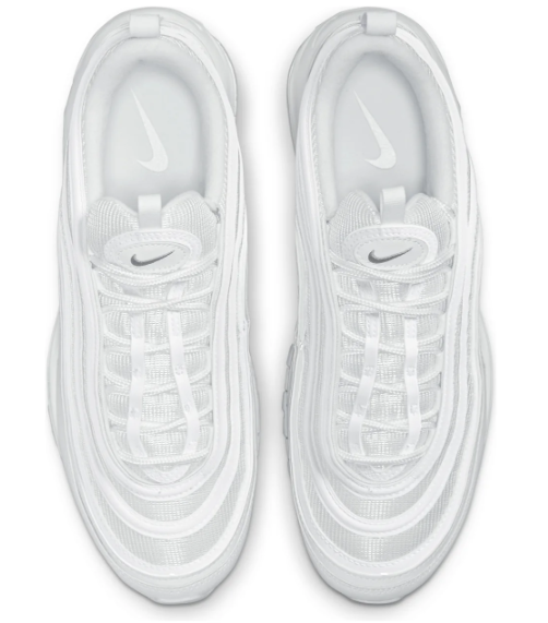 Nike Air Max 97 'Triple White' Sneaker (921826-101)