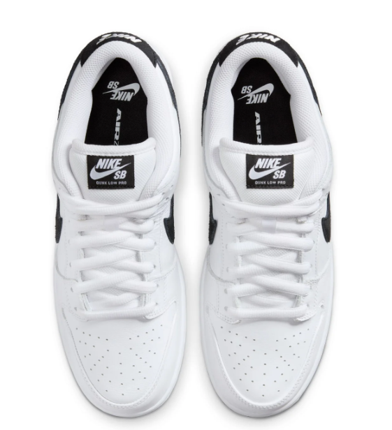 Nike SB Dunk Low Pro 'White / Black / White' Skate Shoe