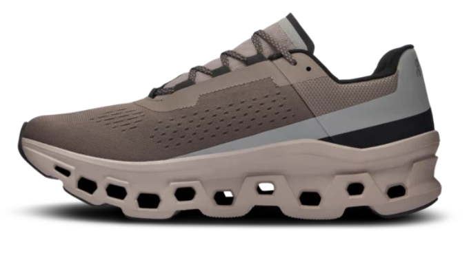 On Men's Cloudmonster Running Shoe 'Cinder / Fog'