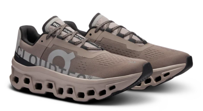 On Men's Cloudmonster Running Shoe 'Cinder / Fog'