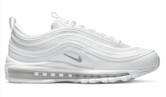 Nike Air Max 97 'Triple White' Sneaker (921826-101)