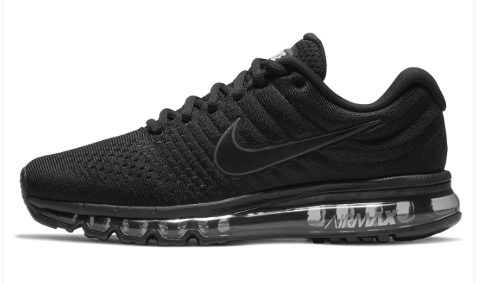 Nike Air Max 2017 'Triple Black' Sneaker (849559-004)