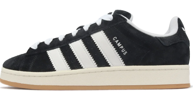 adidas Campus 00s 'Core Black / White / Gum' HQ8708